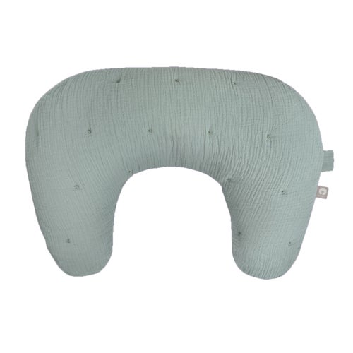 Boppy Luxe Nursing Pillow Muslin Sea Green