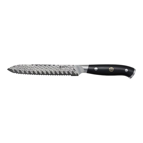 Compass Damascu 5" Serrated Utility Knife