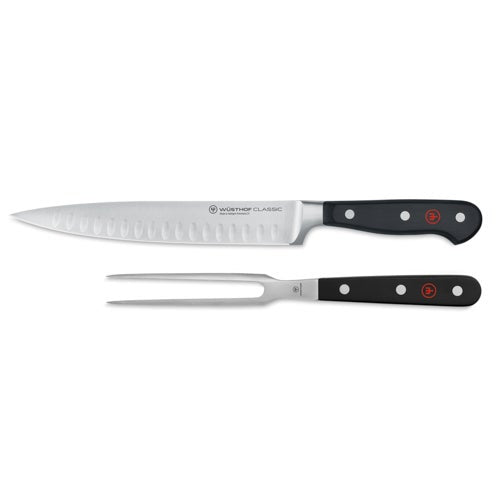 2pc Classic Hollow Edge Carving Set