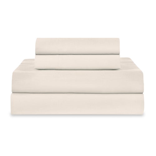 225 Thread Count Everyday King Sheet Set Ivory