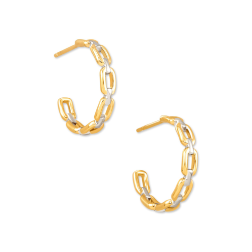 Kendra Scott Wren Hoop Earrings in Mixed Metal