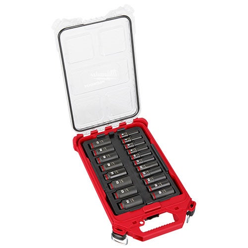 SHOCKWAVE Impact Duty Socket 3/8" Drive 19pc MM PACKOUT Set