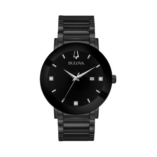 Bulova Men's Octava Crystal Stainless Steel Watch