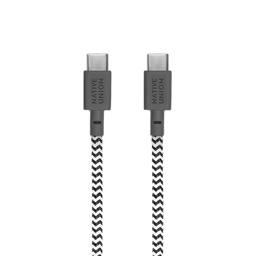 Belt Cable Pro 8ft 240W Fast Charging USB-C to USB-C Cable Zebra