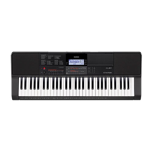 61-Key Portable Keyboard Black