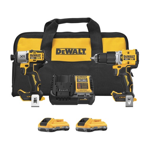 20V MAX XR 2-Speed Hammer Drill & Impact Combo Kit w/ 2 XR POWERPACK Batteries