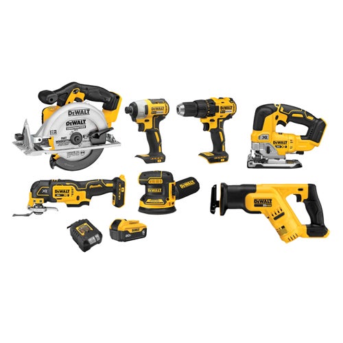 20V MAX Cordless 7-Tool Combo Kit