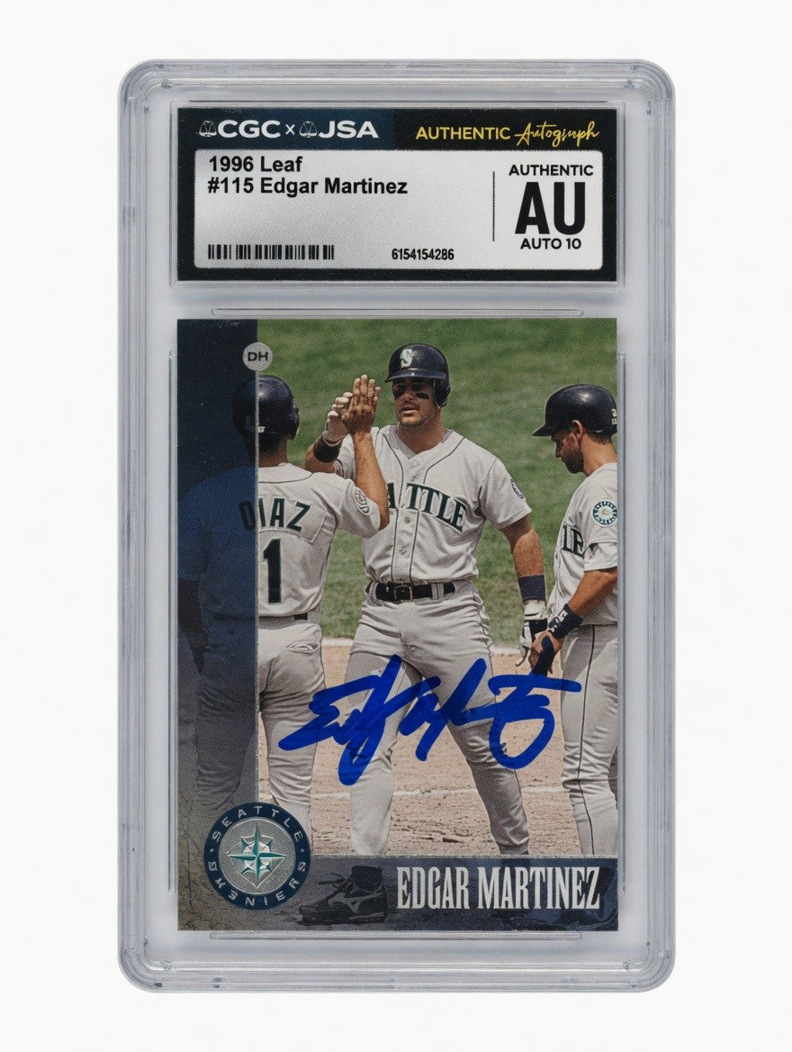 Edgar Martinez - 1996 Leaf Auto 10