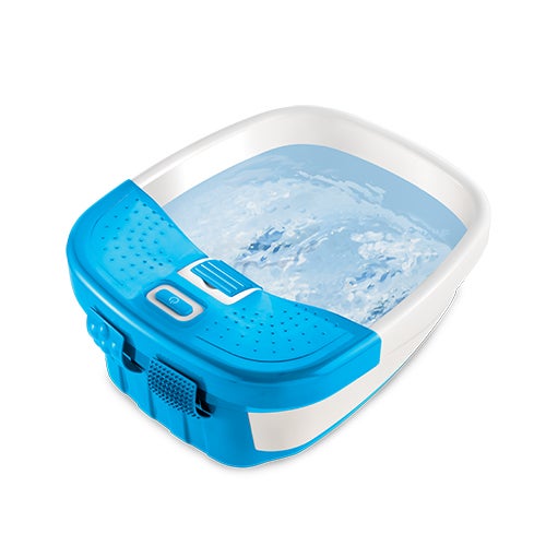 Bubble Bliss Deluxe Foot Spa w/ Heat Blue