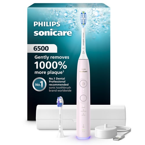Series 6500 Electric Rechargeable Toothbrush Pink