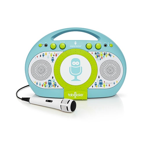 Tabeoke Portable Karaoke System Blue/Green