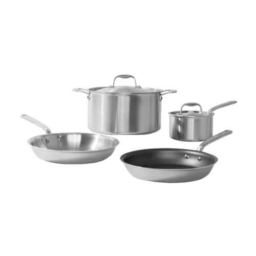 Made In 6-Piece Stainless Clad Cookware Set