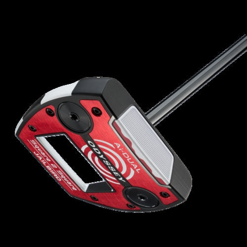 ODYSSEY AI-DUAL SQUARE 2 SQUARE JAILBIRD PUTTER WITH OVERSIZE GRIP