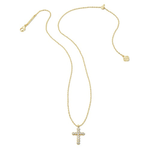 KENDRA SCOTT CROSS PENDANT NECKLACE