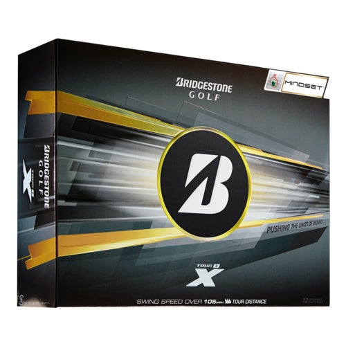 BRIDGESTONE TOUR B X MINDSET GOLF BALLS