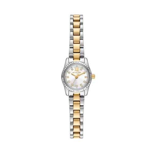 Michael Kors Women's Micro Lexington Pave Two-Tone Watch