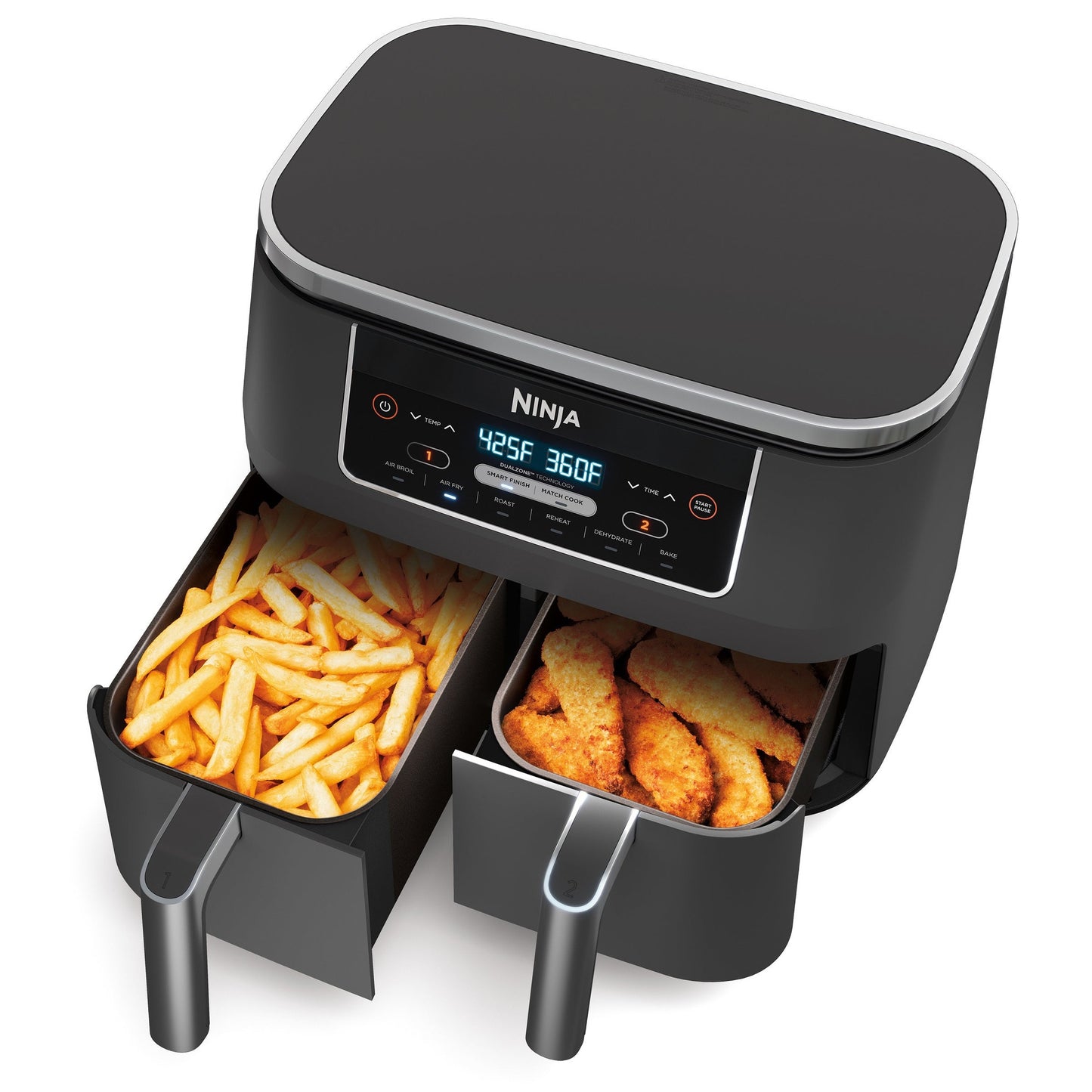 FOODI 6-IN-1 8QT TWO BASKET AIR FRYER W/ DUALZONE TECHNOLOGY