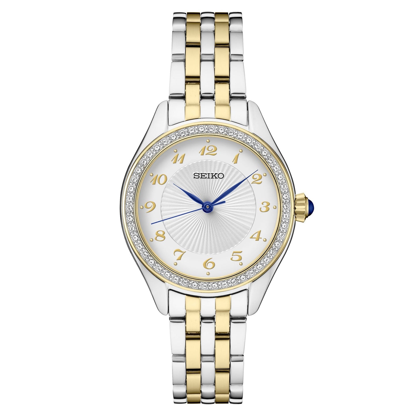 LADIES ESSENTIALS CRYSTAL SS WATCH DIAL