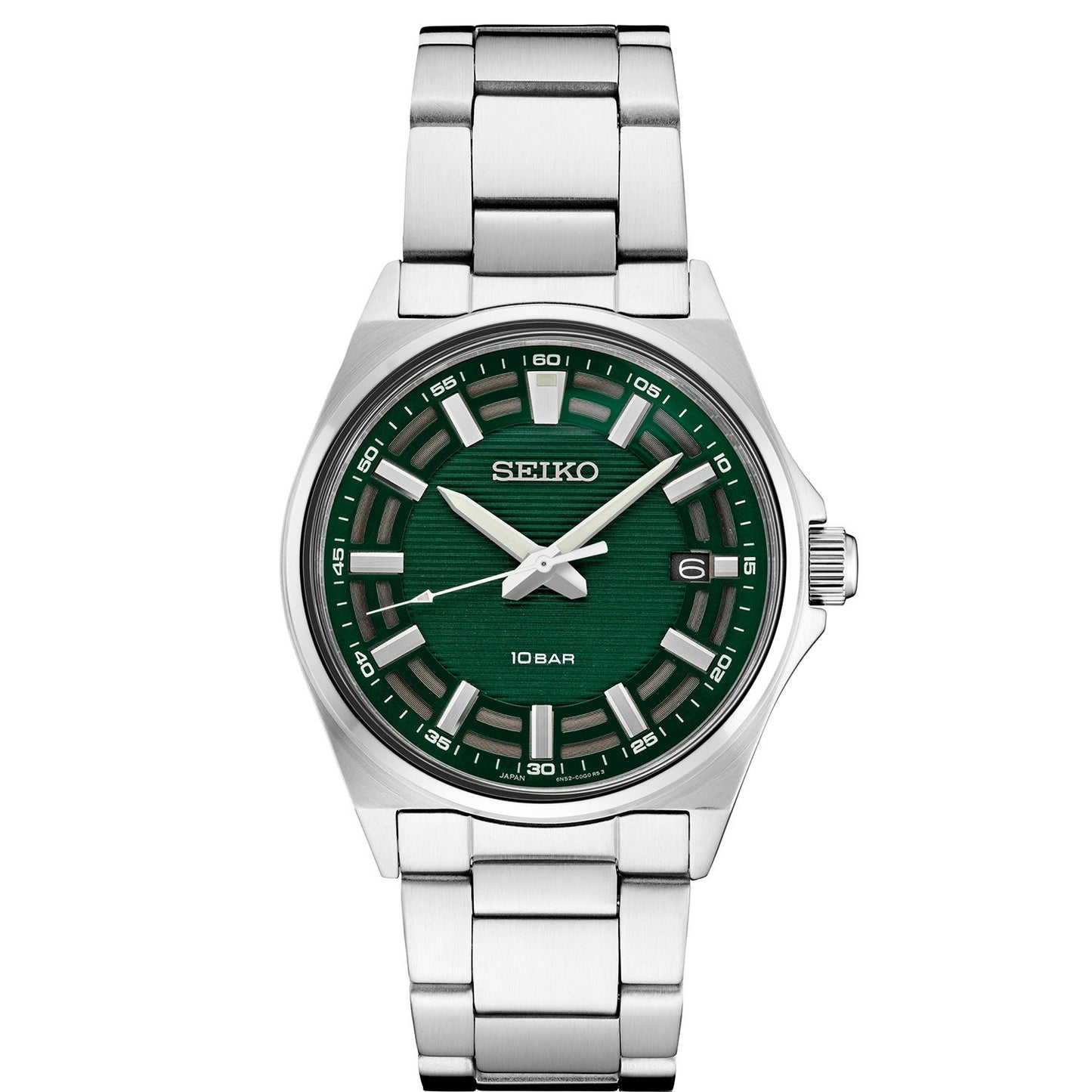 MENS ESSENTIALS STAINLESS STEEL WATCH DIAL