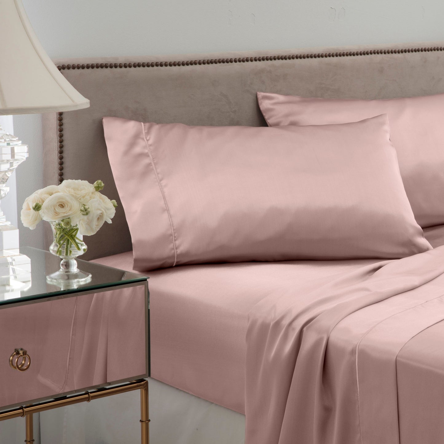 SATIN SHEET SET - QUEEN