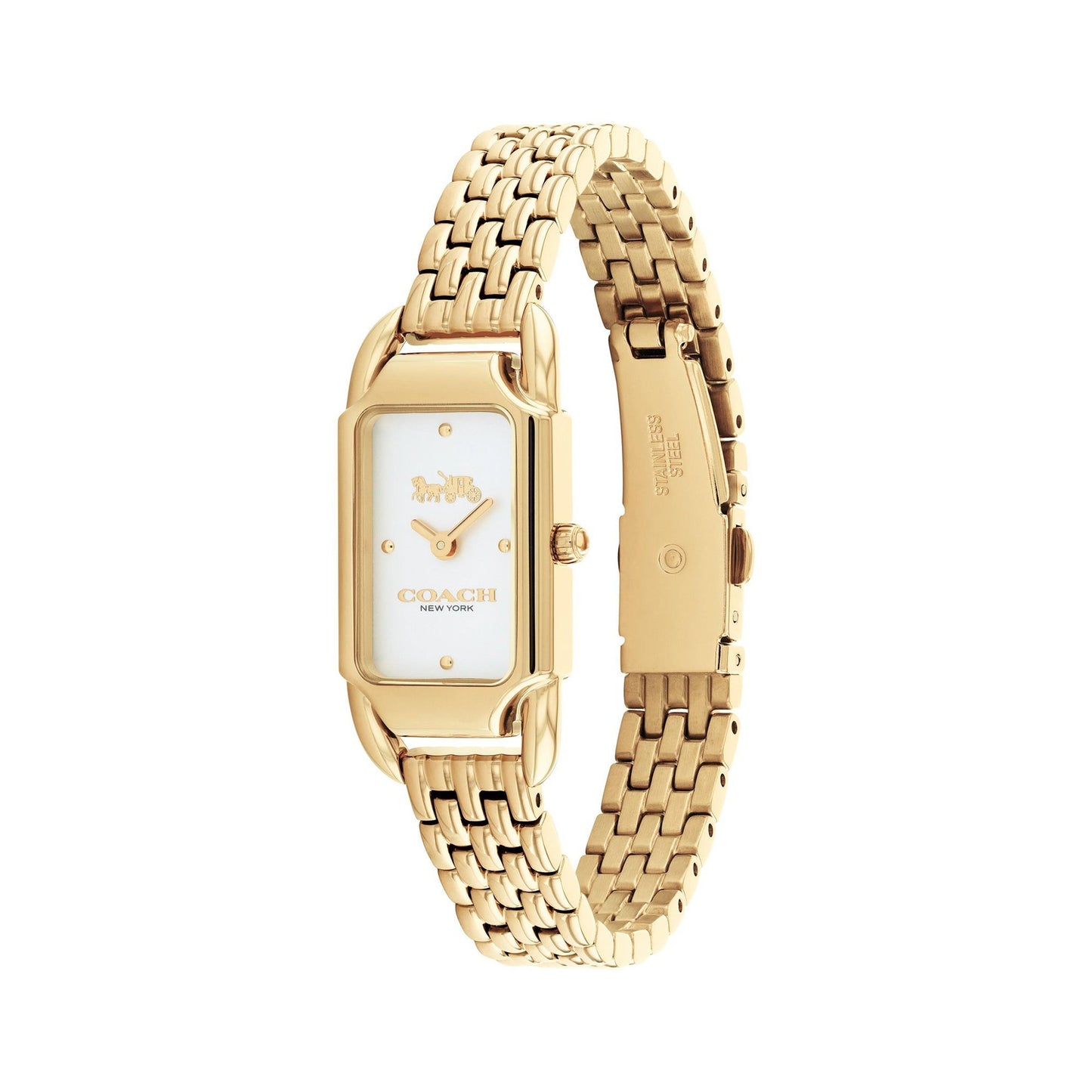 LADIES' CADIE STAINLESS STEEL WATCH, DIAL