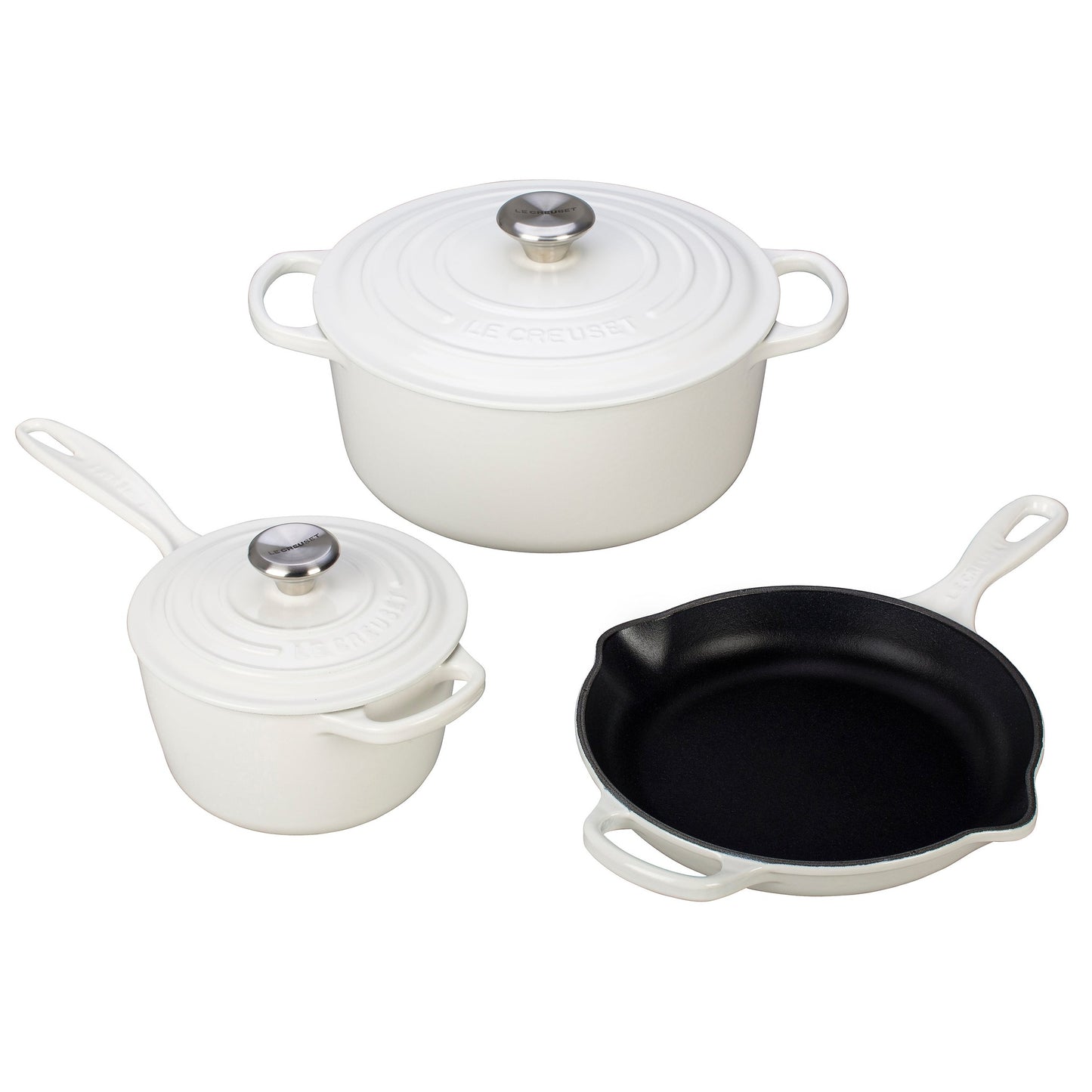 5PC SIGNATURE CAST IRON COOKWARE SET