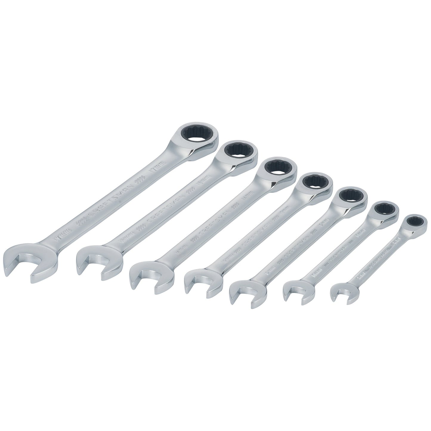 7PC MM RATCHETING COMBINATION WRENCH SET