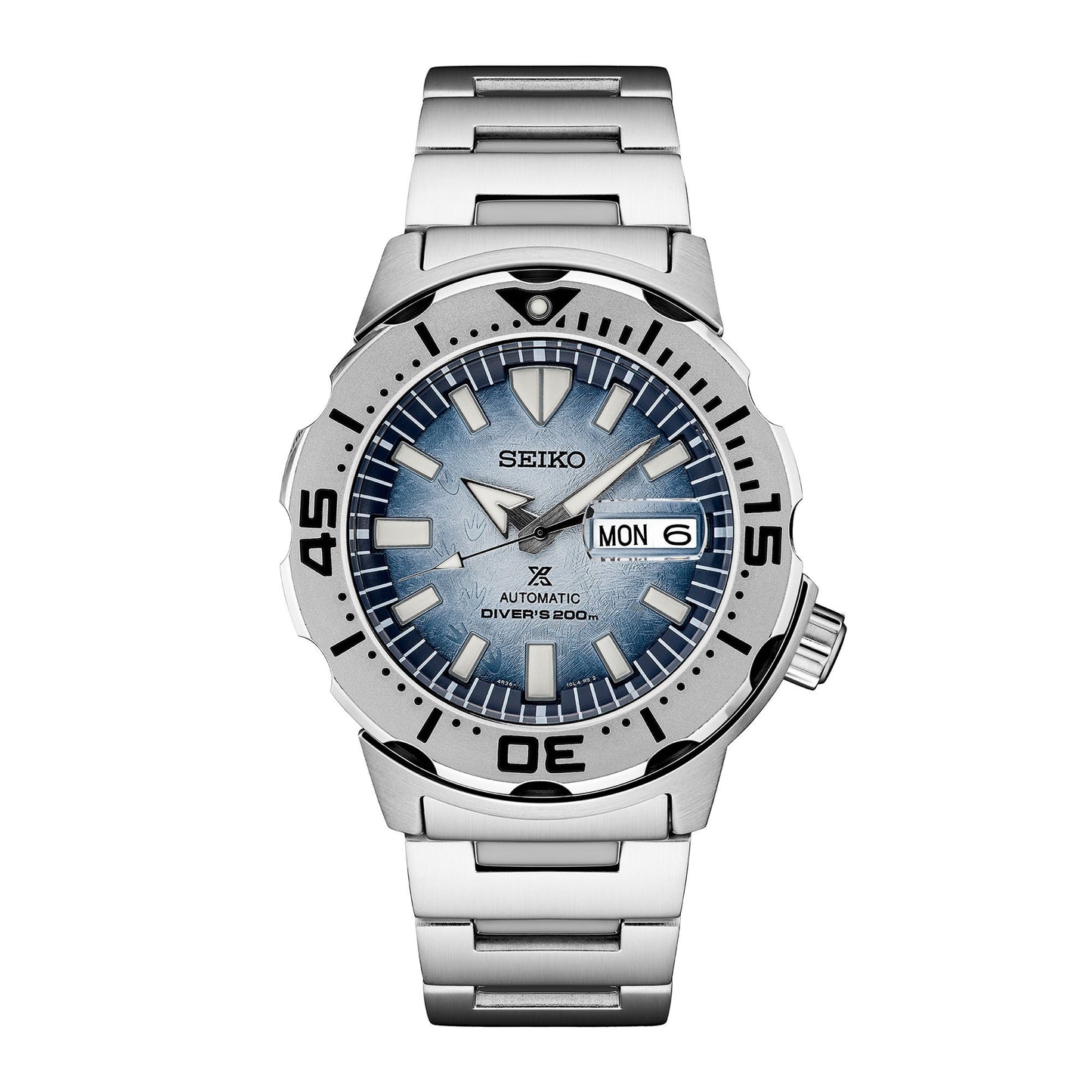 MEN'S PROSPEX SAVE THE OCEAN SPECIAL EDITION SS WATCH, DIAL