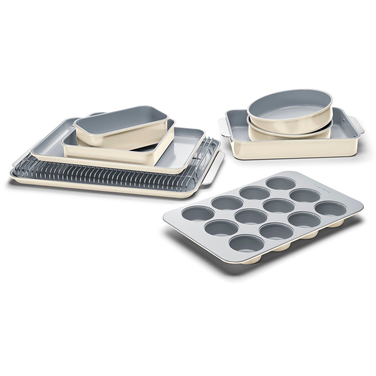11PC NON-TOXIC NONSTICK CERAMIC MEGA BAKEWARE SET