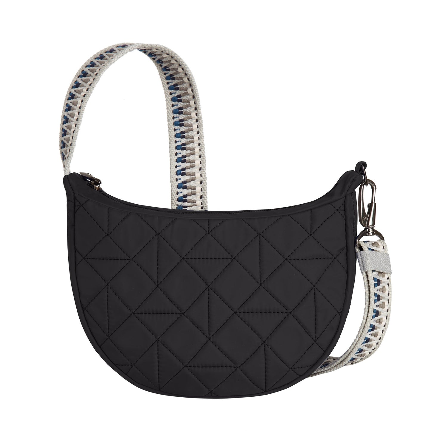 BOHO ANTI-THEFT CRESCENT CROSSBODY GEO