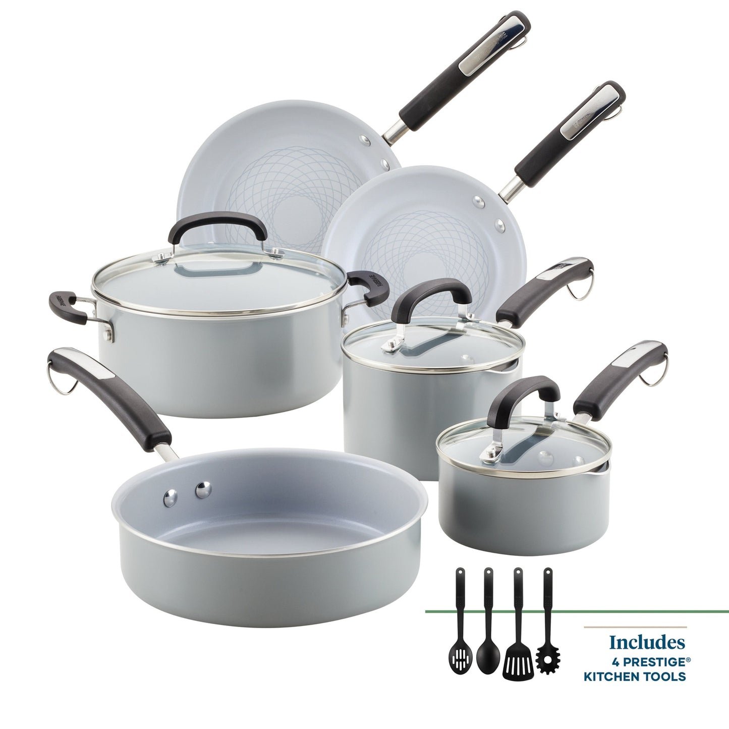 13PC ECO ADVANTAGE HEALTHY CERAMIC NONSTICK COOKWARE SET