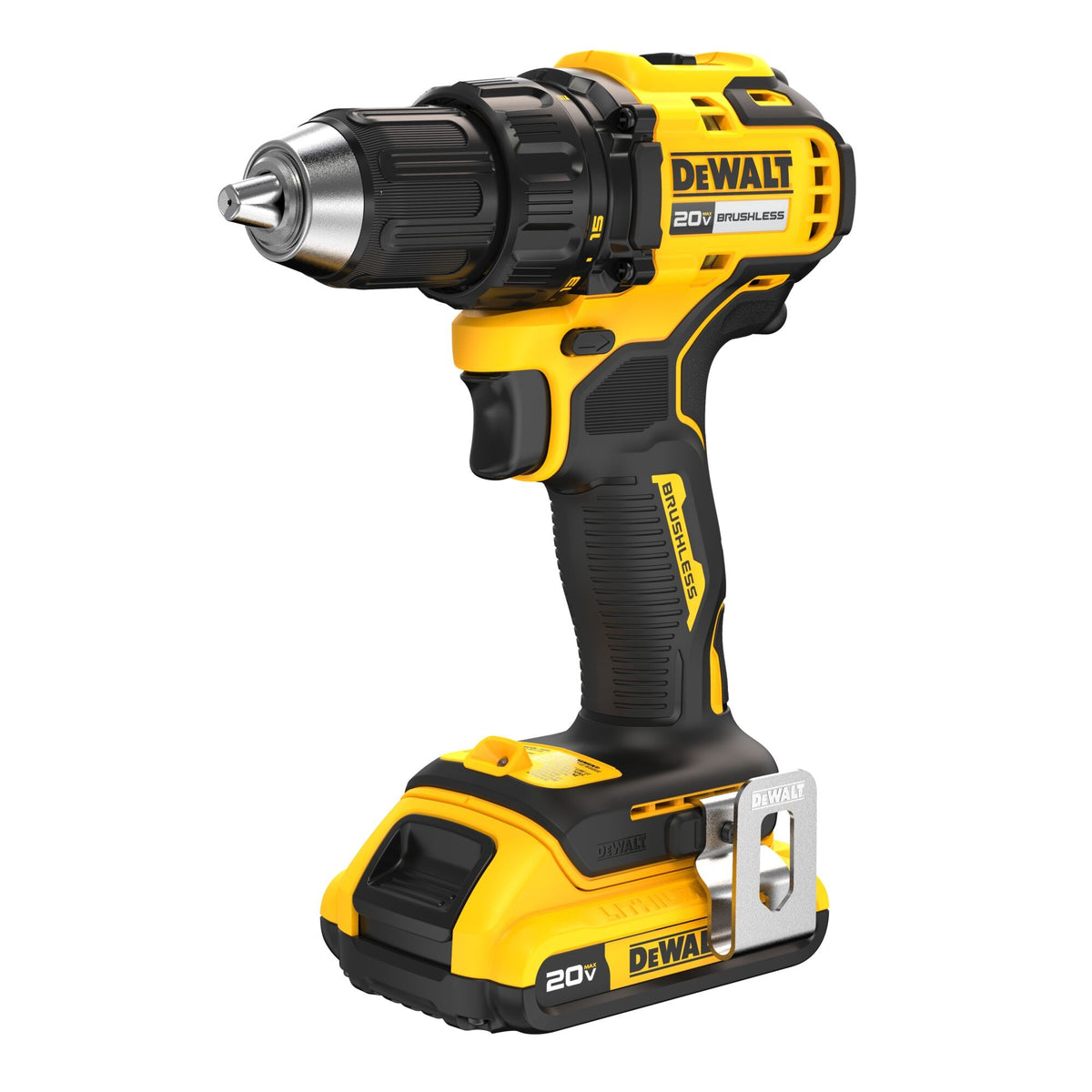 20V MAX BRUSHLESS CORDLESS 1/2" DRILL/DRIVER KIT