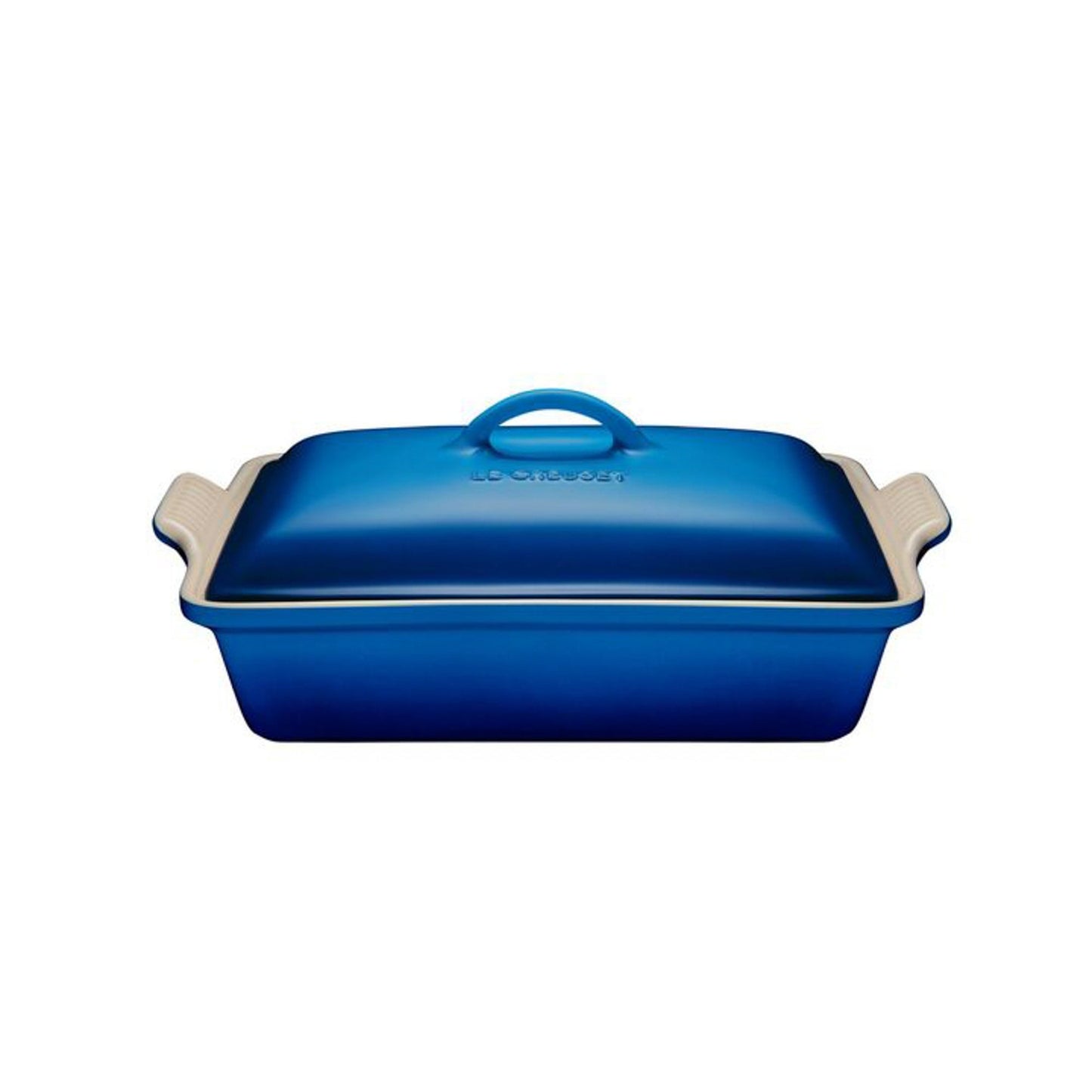 4QT HERITAGE STONEWARE COVERED RECTANGULAR CASSEROLE