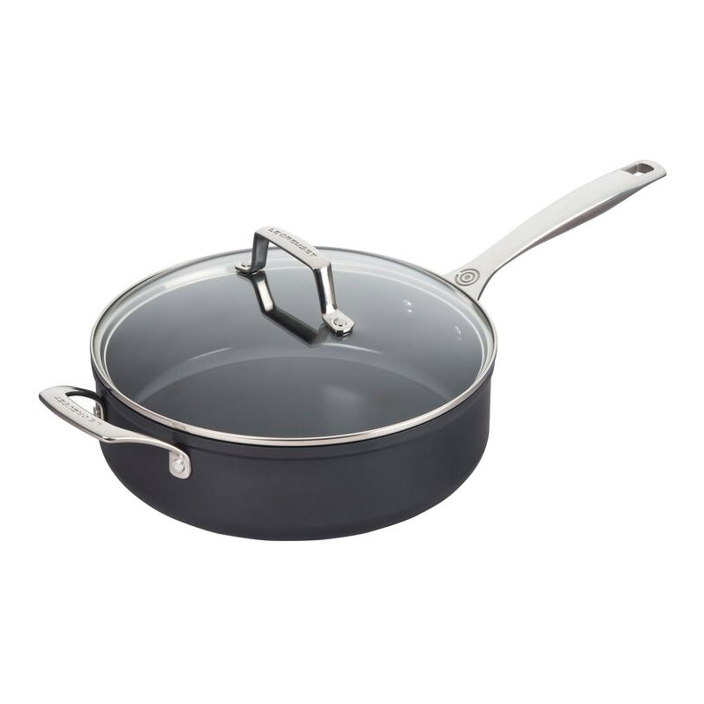 4.25QT ESSENTIAL NONSTICK CERAMIC SAUTE PAN W/ GLASS LID
