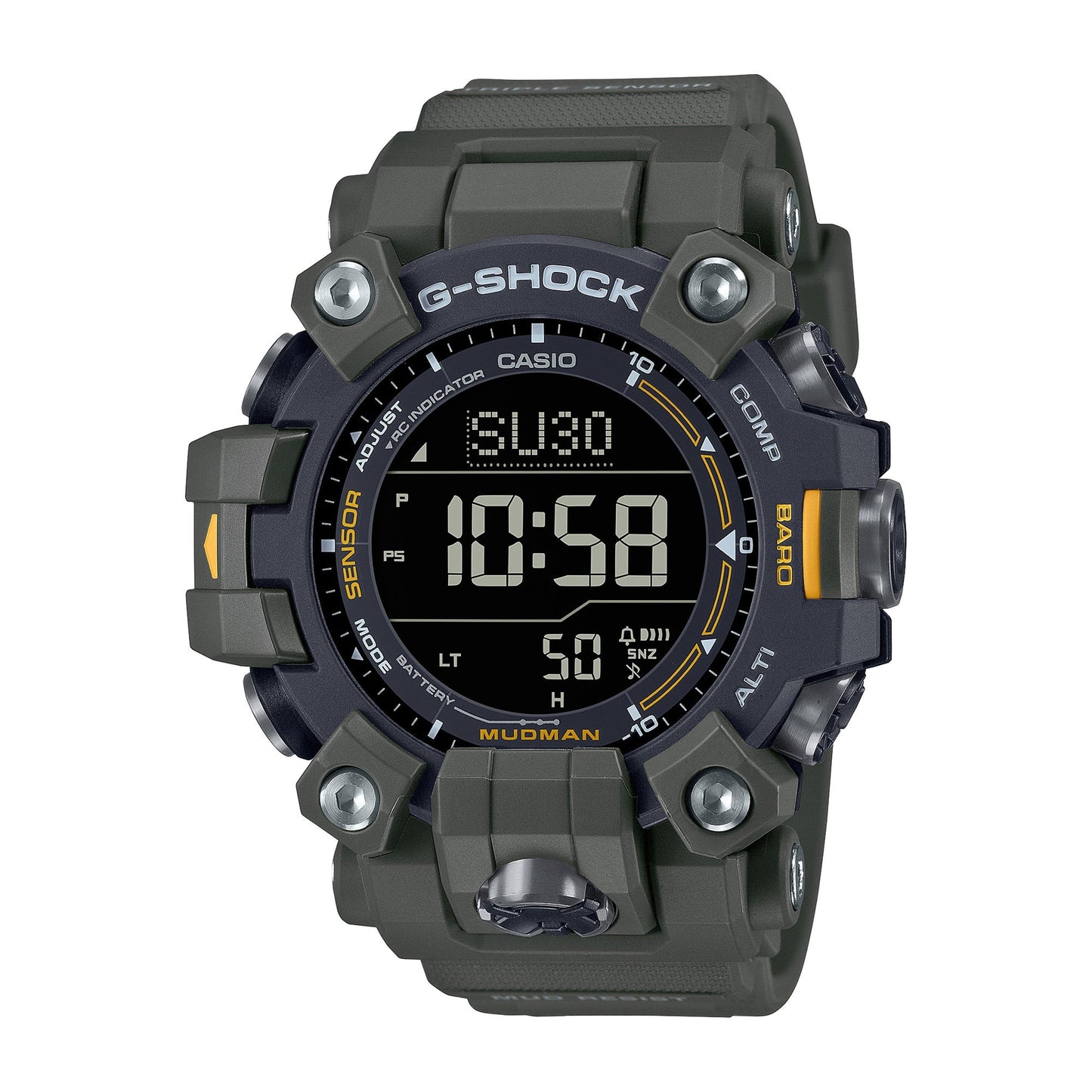 MEN'S MUDMAN TRIPLE SENSOR BIO-BASED RESIN WATCH