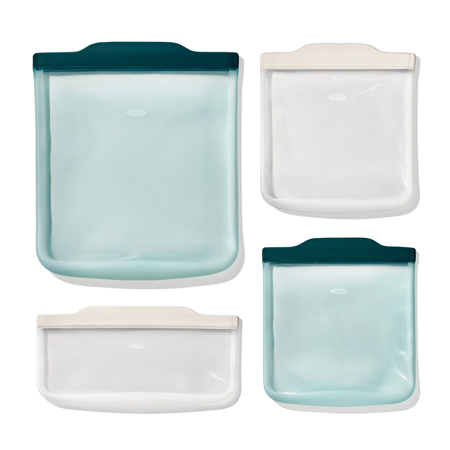 GOOD GRIPS 4PC STARTER SET SILICONE REUSABLE BAGS