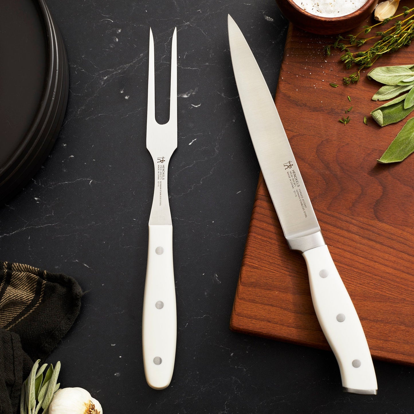 FOREGED ACCENT 2PC CARVING SET