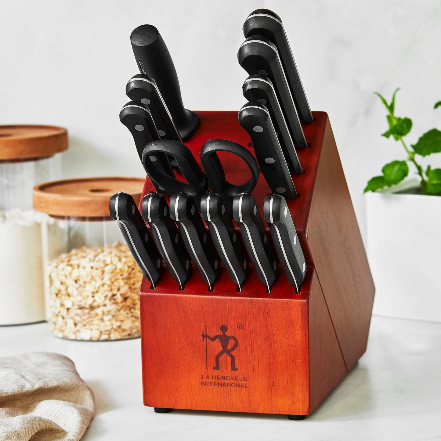 SOLUTION 15PC KNIFE BLOCK SET