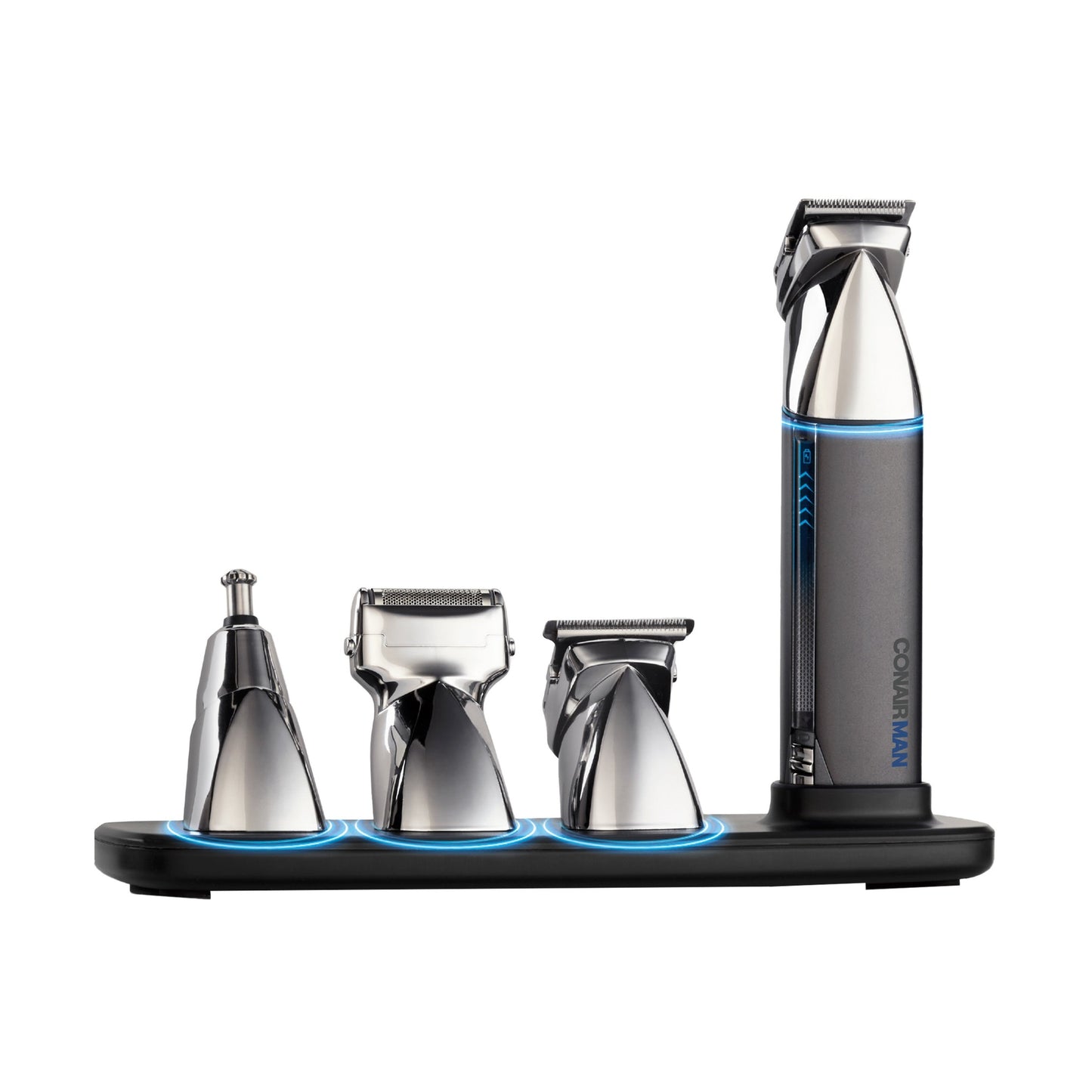 CONAIR MEN ULTIMATE TRIM PRECISION ALL-IN-ONE METAL GROOMER W/ ATTACHMENTS