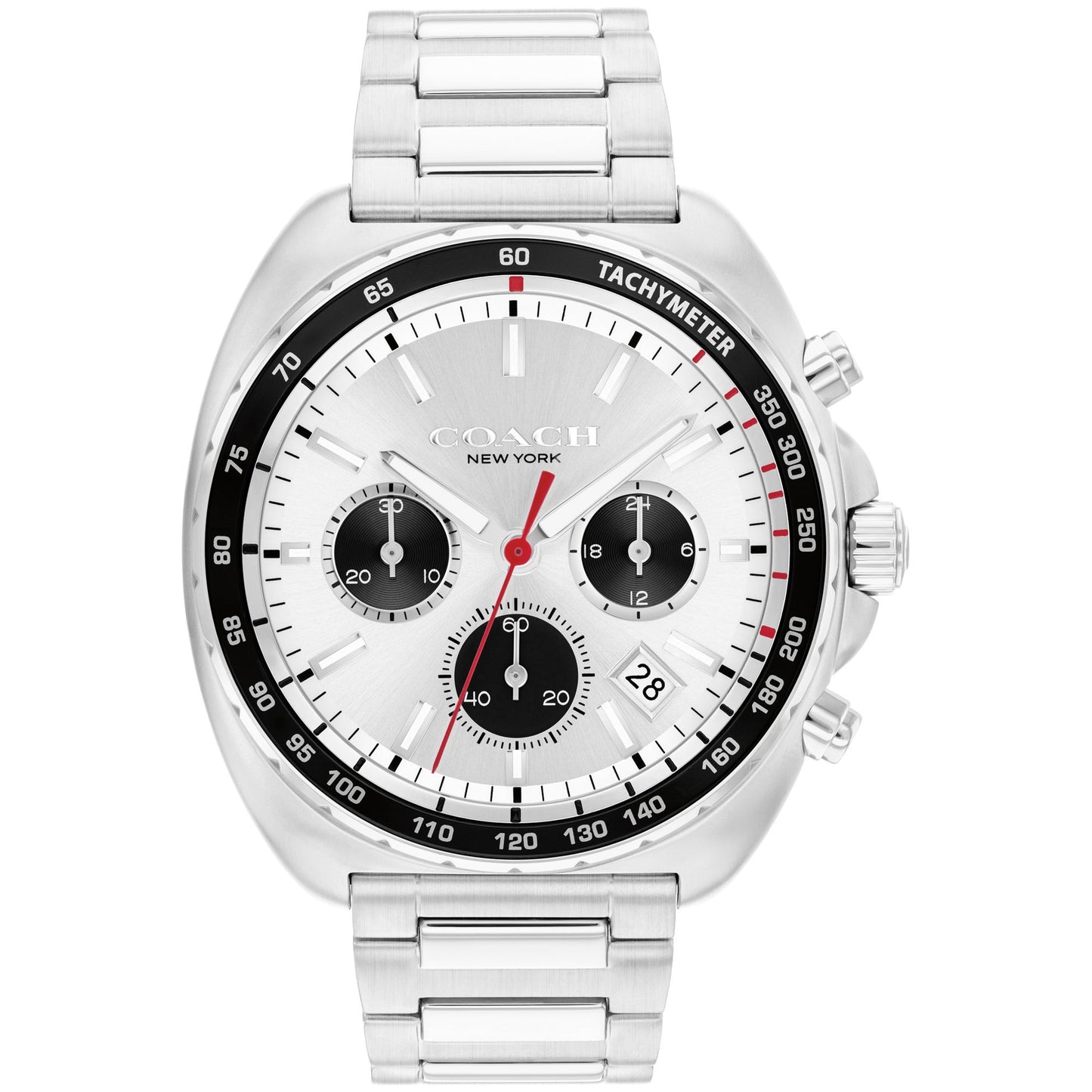 MEN'S CHARTER CHRONOGRAPH STAINLESS STEEL WATCH, DIAL