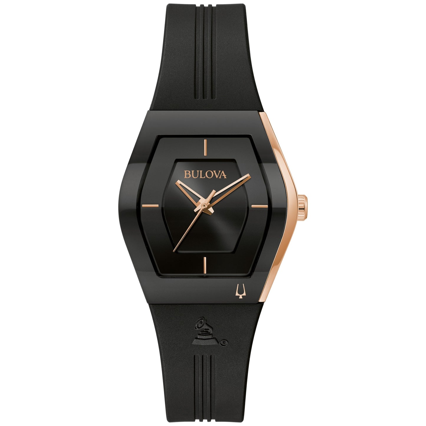 LADIES' GEMINI LATIN GRAMMY SILICONE STRAP WATCH, DIAL