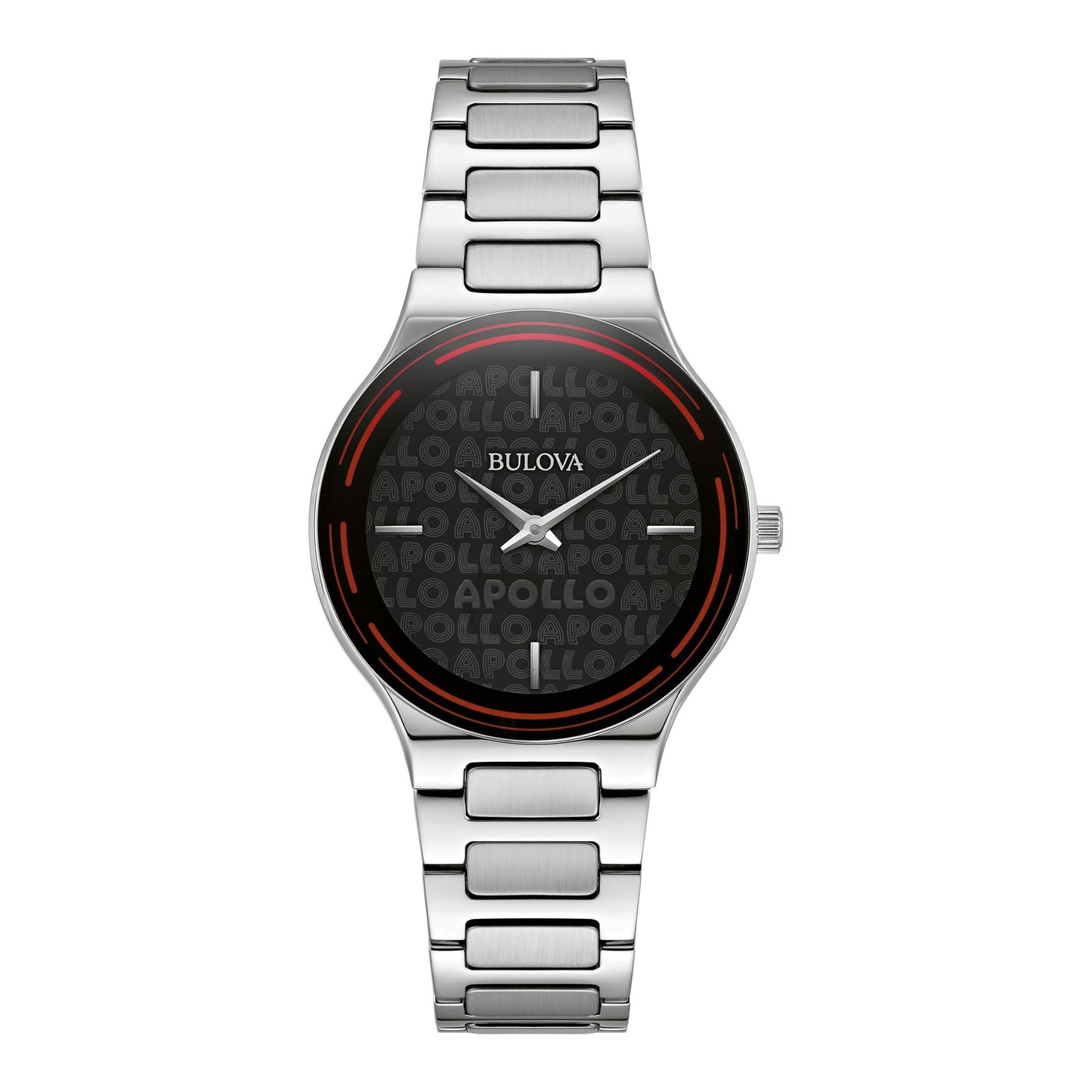 LADIES' APOLLO STAINLESS STEEL WATCH, MARQUEE DIAL