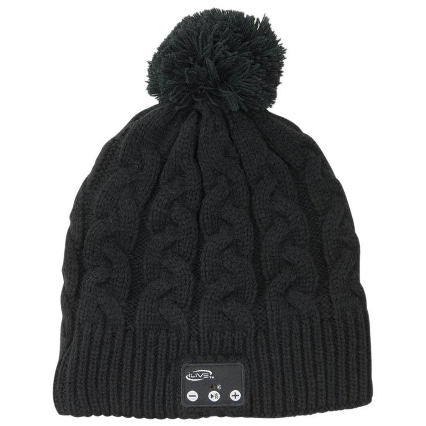 BLUETOOTH WIRELESS MUSIC BEANIE W/ BUILT-IN SPEAKERS AND MIC