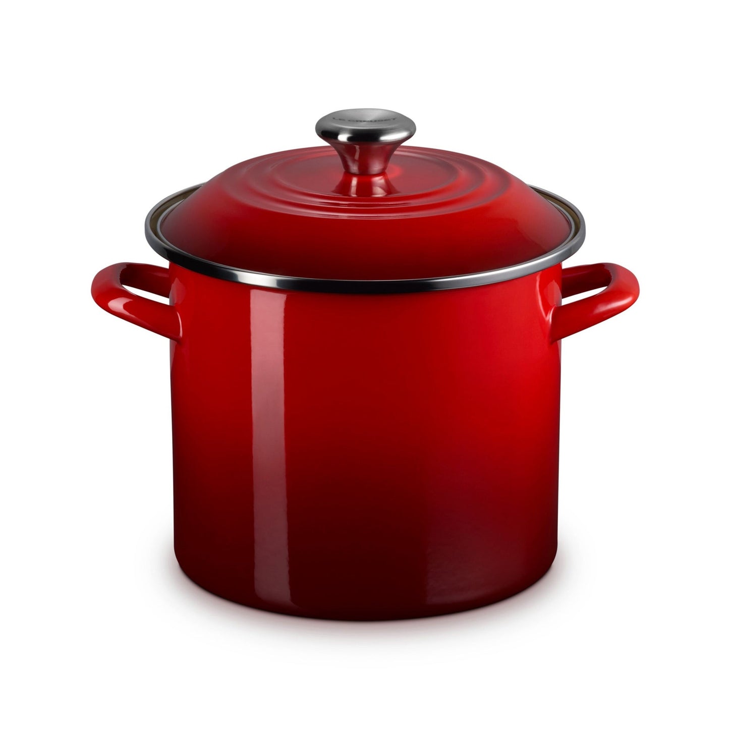 8QT ENAMEL ON STEEL COVERED STOCKPOT