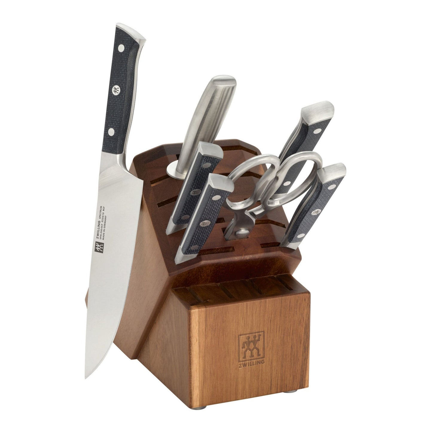 SPECTRUM 8PC KNIFE BLOCK SET