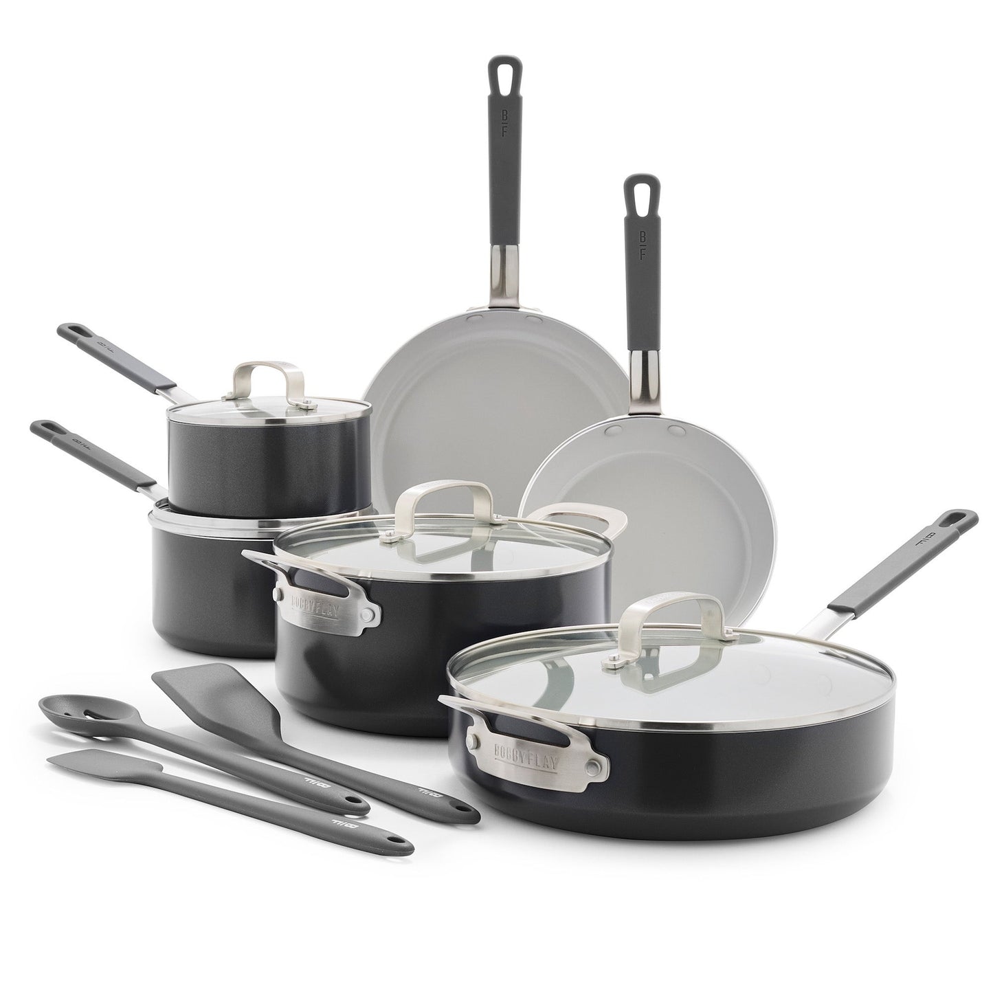 CERAMIC NONSTICK ALUMINUM 13PC COOKWARE SET