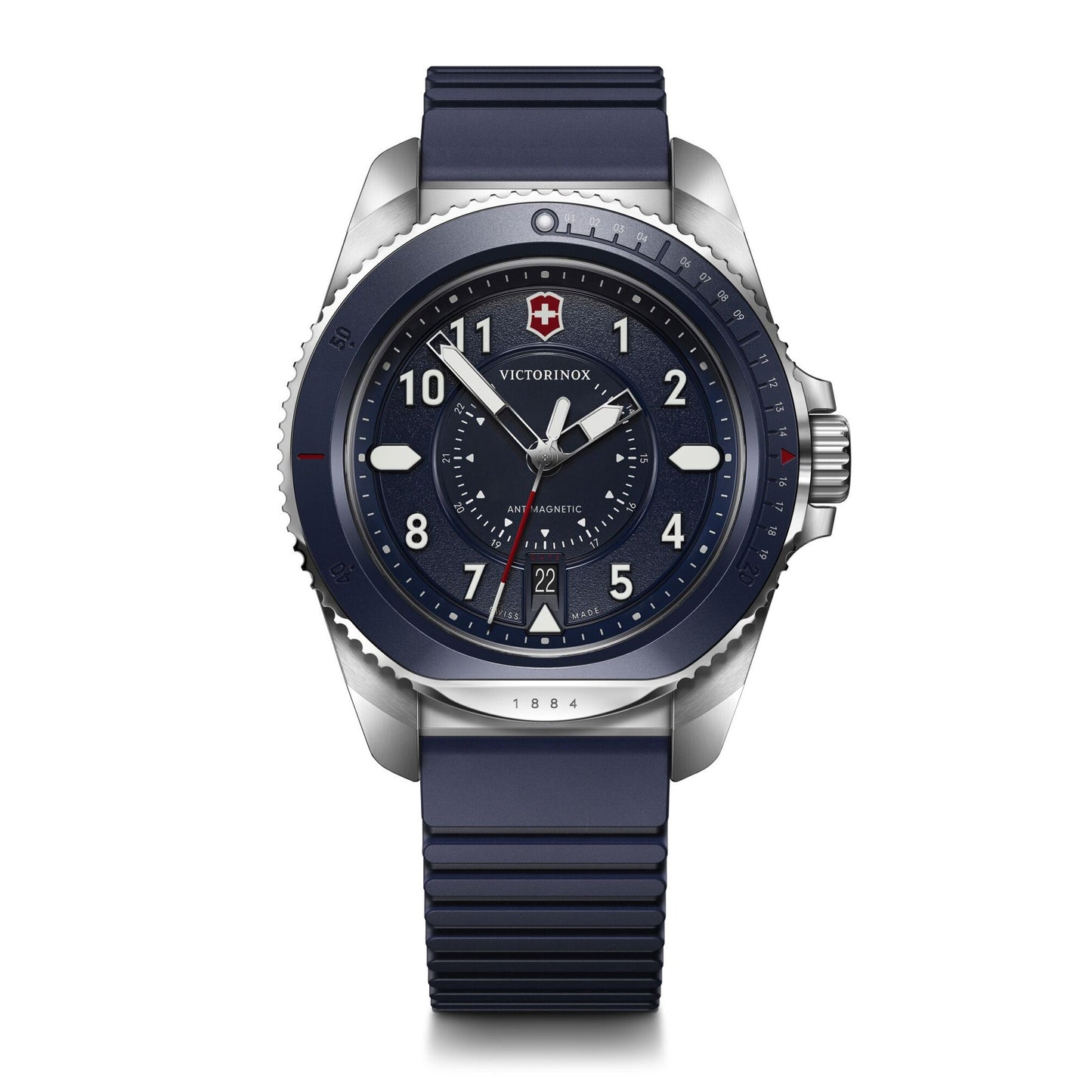 MENS JOURNEY 1884 RUBBER STRAP WATCH DIAL