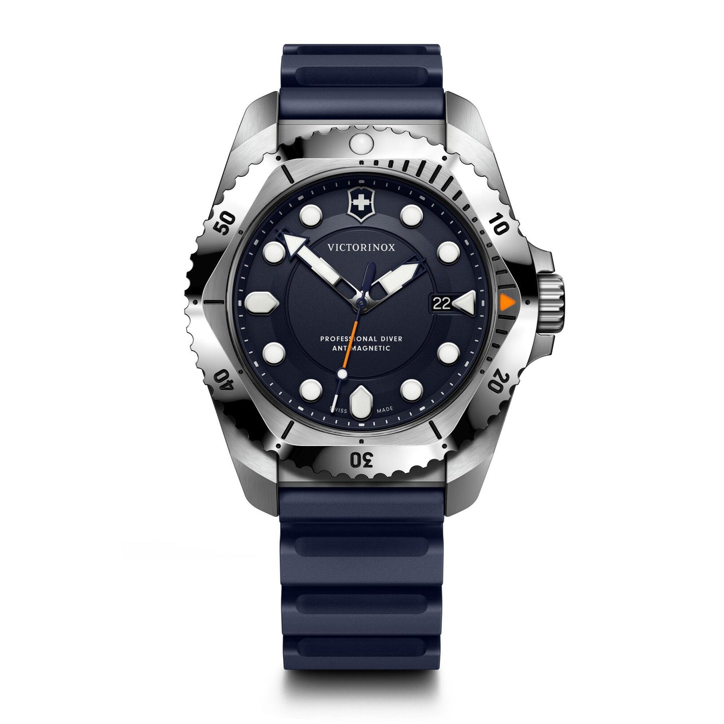 MENS DIVE PRO QUARTZ RUBBER STRAP WATCH DIAL