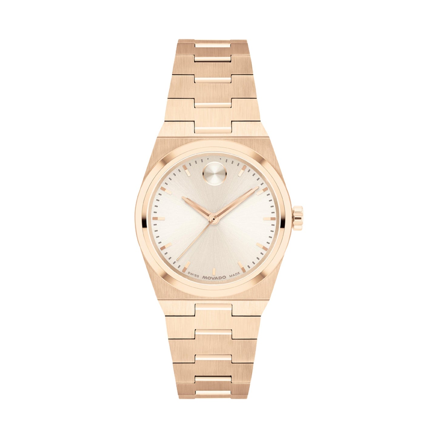 LADIES BOLD QUEST MINI ROSE STAINLESS STEEL WATCH DIAL