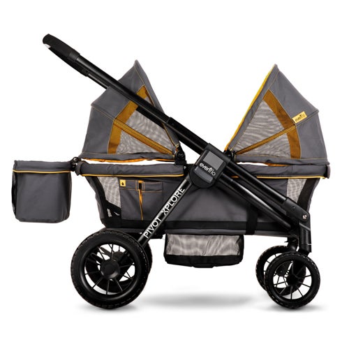 PIVOT XPLORE ALL-TERRAIN STROLLER WAGON ADVENTURER GRAY